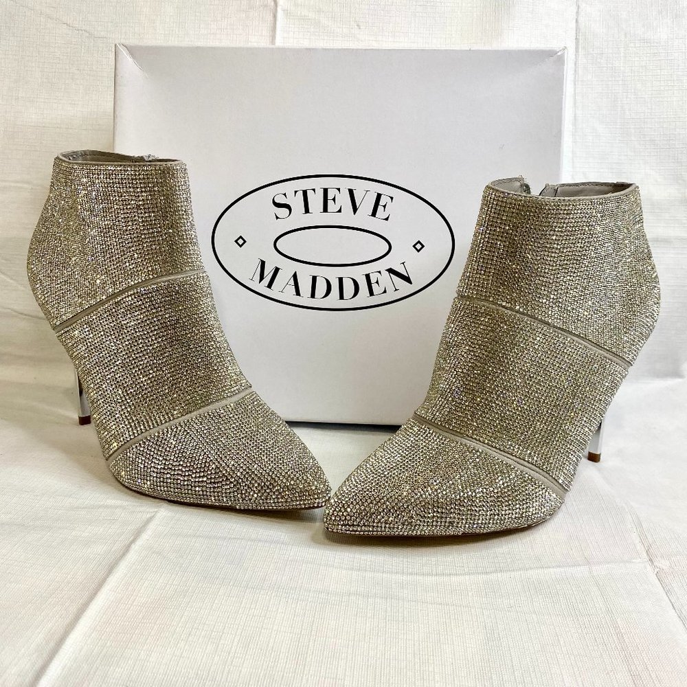 GORGEOUS High-heel Rhinestone Bootie